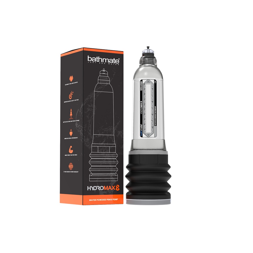 n12405-bathmate-hydromax8-penis-pump-clear-1 Bathmate Hydromax 8 Penis Pump Clear - Image 1
