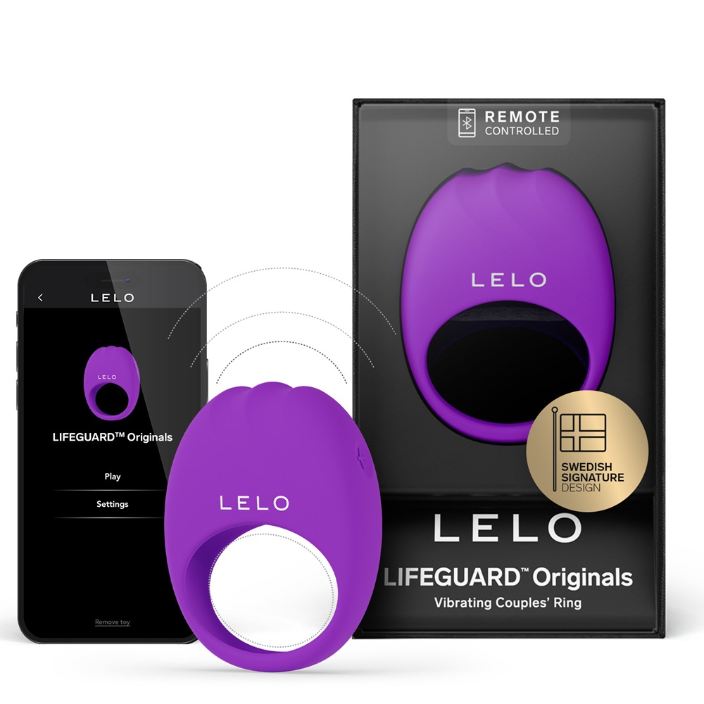 n13114-lelo-originals-lifeguard-cock-ring-1 Lelo Originals LIFEGUARD Vibrating Cock Ring - Image 1