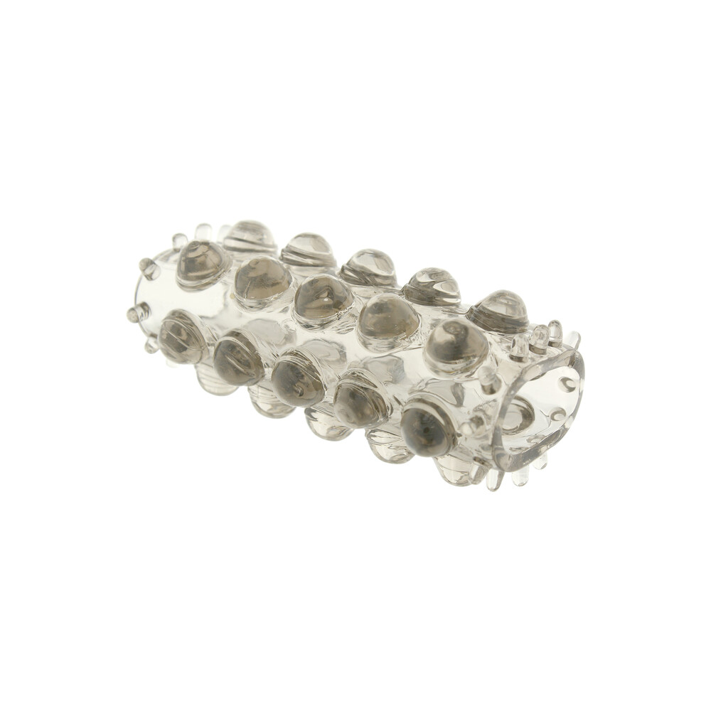 10466GREYx1.jpg ToyJoy Power Stretchy Sleeve Smoke - Image 1