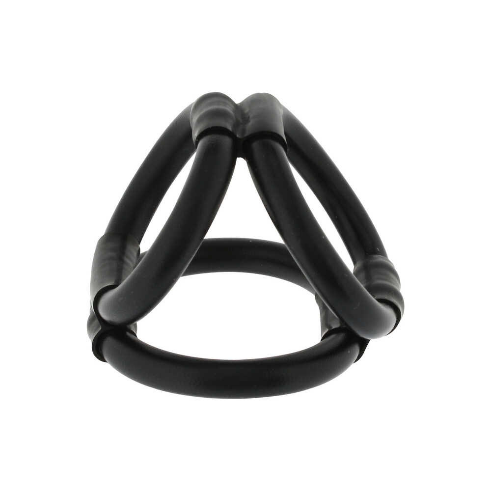 116377x1.jpg Tri 3 Ring Cock Cage - Image 1