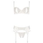 Cottelli Delicate Bra Set White - Image 3