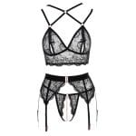 Abierta Fina Lacey Open Suspender Set - Image 3