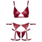 Cottelli Red Crotchless Bondage Set - Image 4