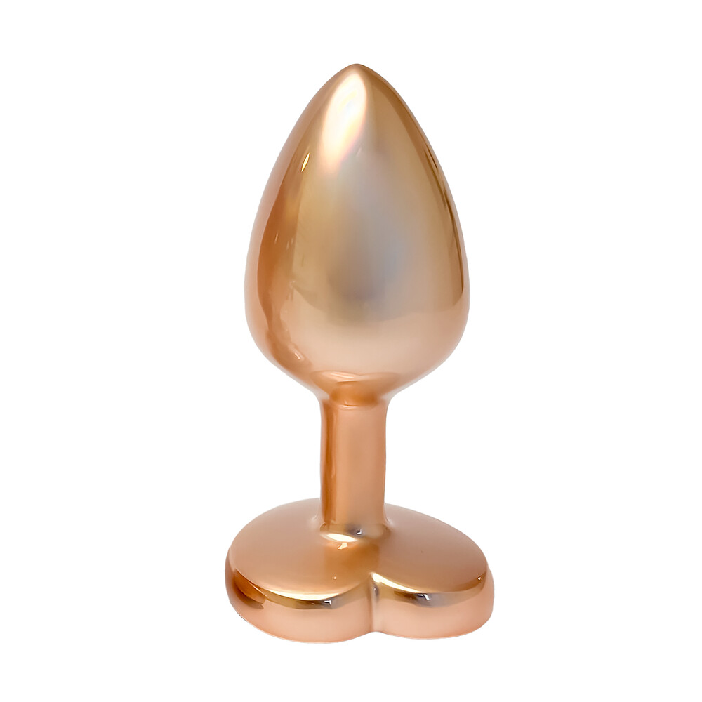 22199x1.jpg Gleaming Love Pearl Gold Butt Plug Small - Image 1