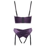 Cottelli Satin Quarter Cup Bra Set - Image 4