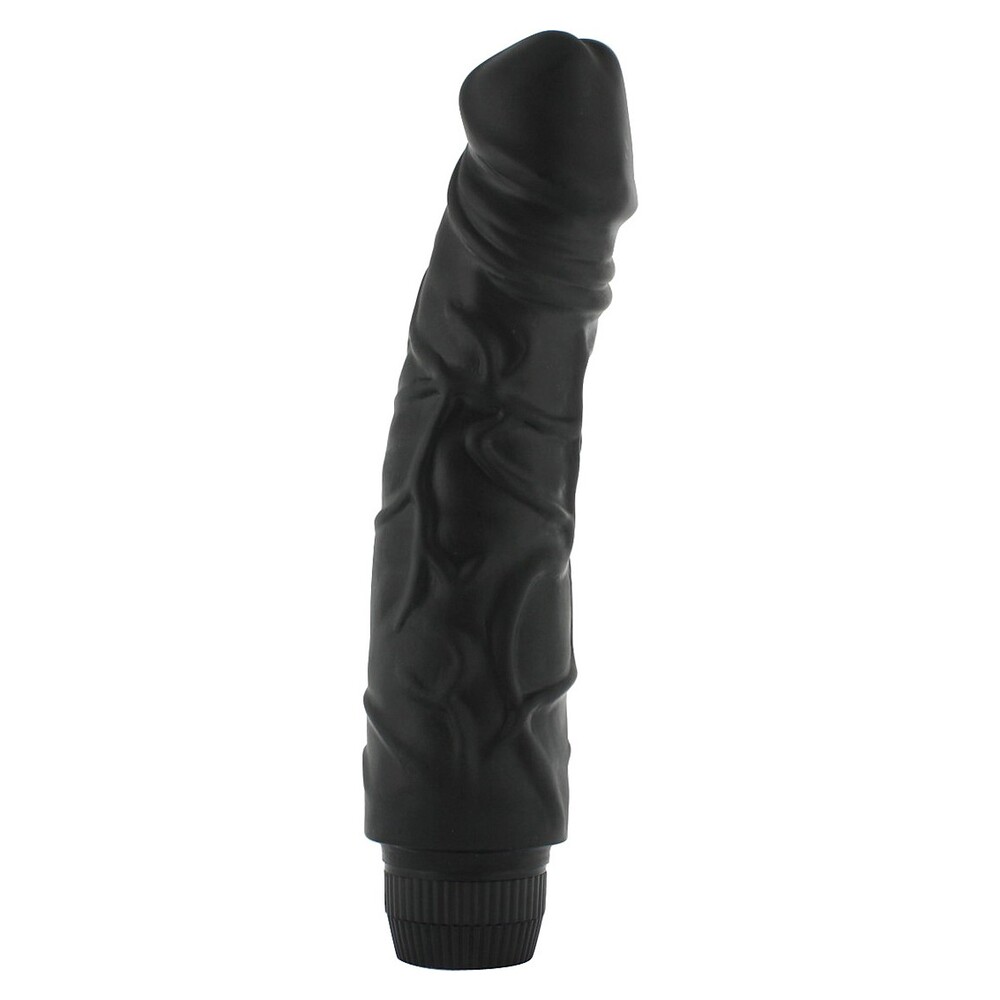 250BLKx1.jpg Black Penis Vibrator - Image 1