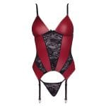 Cottelli Basque and Thong With Lace - Image 3