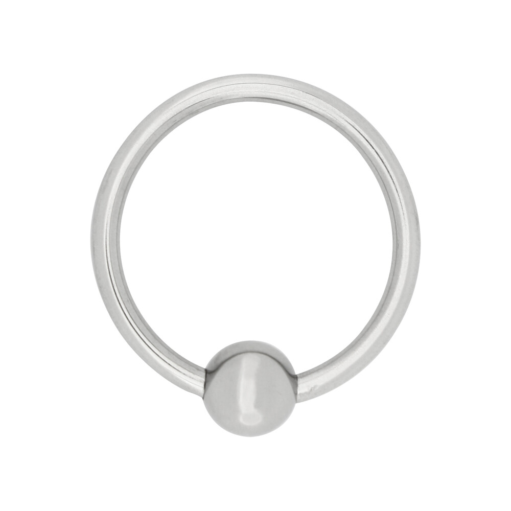 38027SILVERx1.jpg Steel Power Tools Acorn Penis Ring 30mm - Image 1