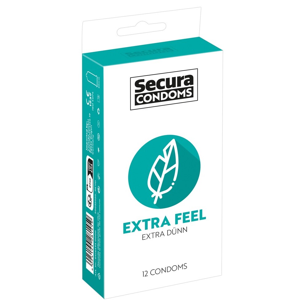 416495x1.jpg Secura Condoms 12 Pack Extra Feel - Image 1