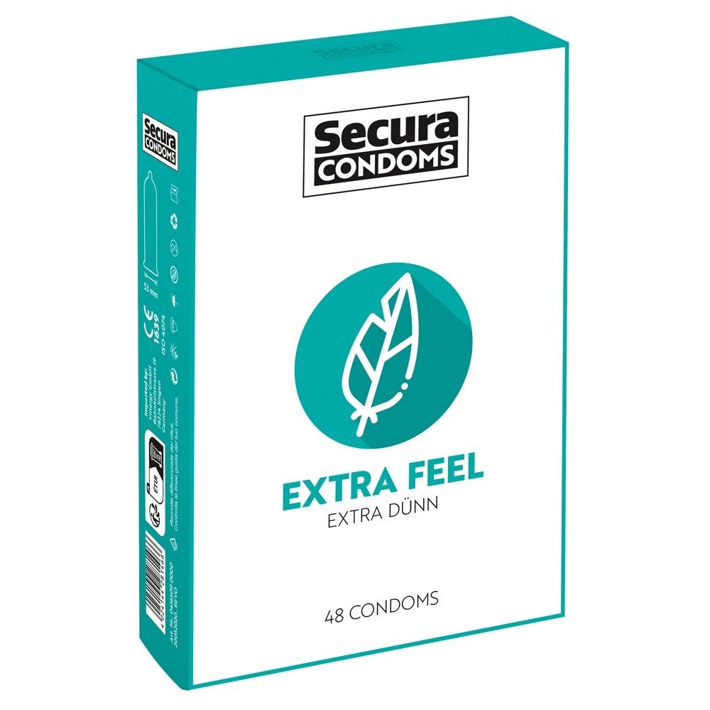 416509x1.jpg Secura Condoms 48 Pack Extra Feel - Image 1