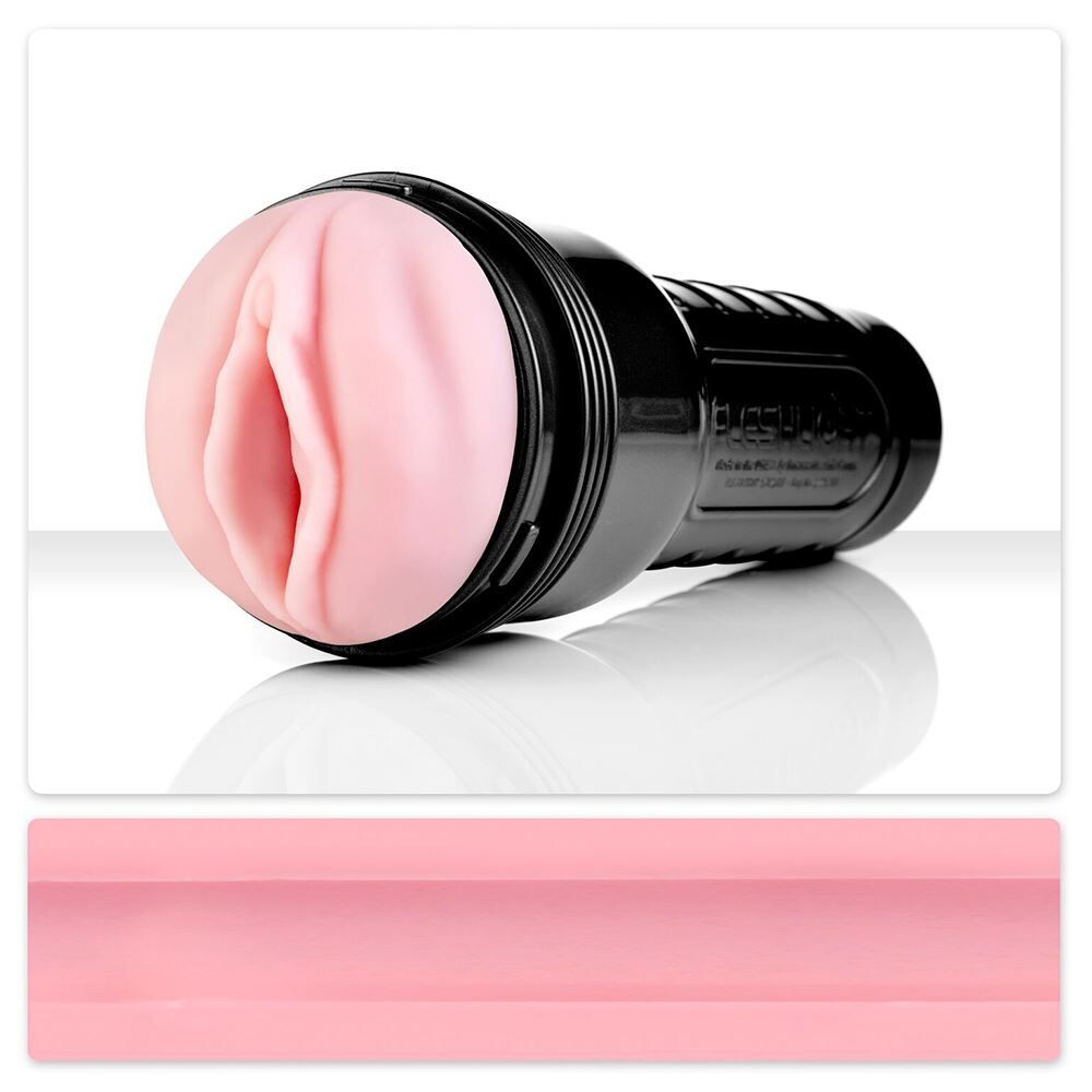 810476017002x1.jpg Fleshlight Pink Vagina Masturbator - Image 1