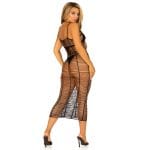 Leg Avenue Horizontal Net Maxi Dress UK 6 to 12 - Image 2