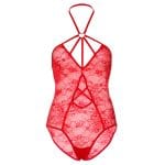 Leg Avenue Teddy with Keyhole Red - Image 4