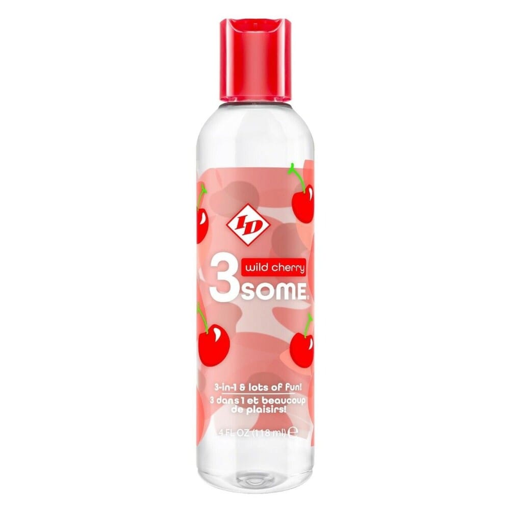 902819x1.jpg ID 3some Wild Cherry 3 In 1 Lubricant 118ml - Image 1