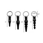 Master Series 4 Piece Silicone Anal Ringed Rimmer Set - Image 2