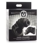 Master Series Dark Chamber Silicone Chastitys Cage - Image 4