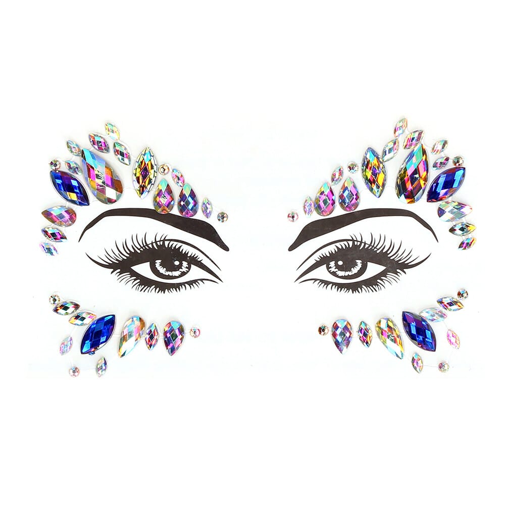 BLS012OPALx1.jpg Le Desir Dazzling Eye Sparkle Bling Sticker - Image 1