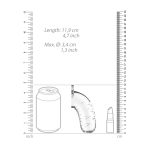 Man Cage 16 Male 4.5 Inch Clear Chastity Cage With Urethal Sound - Image 4