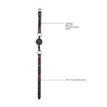 Ouch Breathable Ball Gag With Printed Leather Straps - Image 3