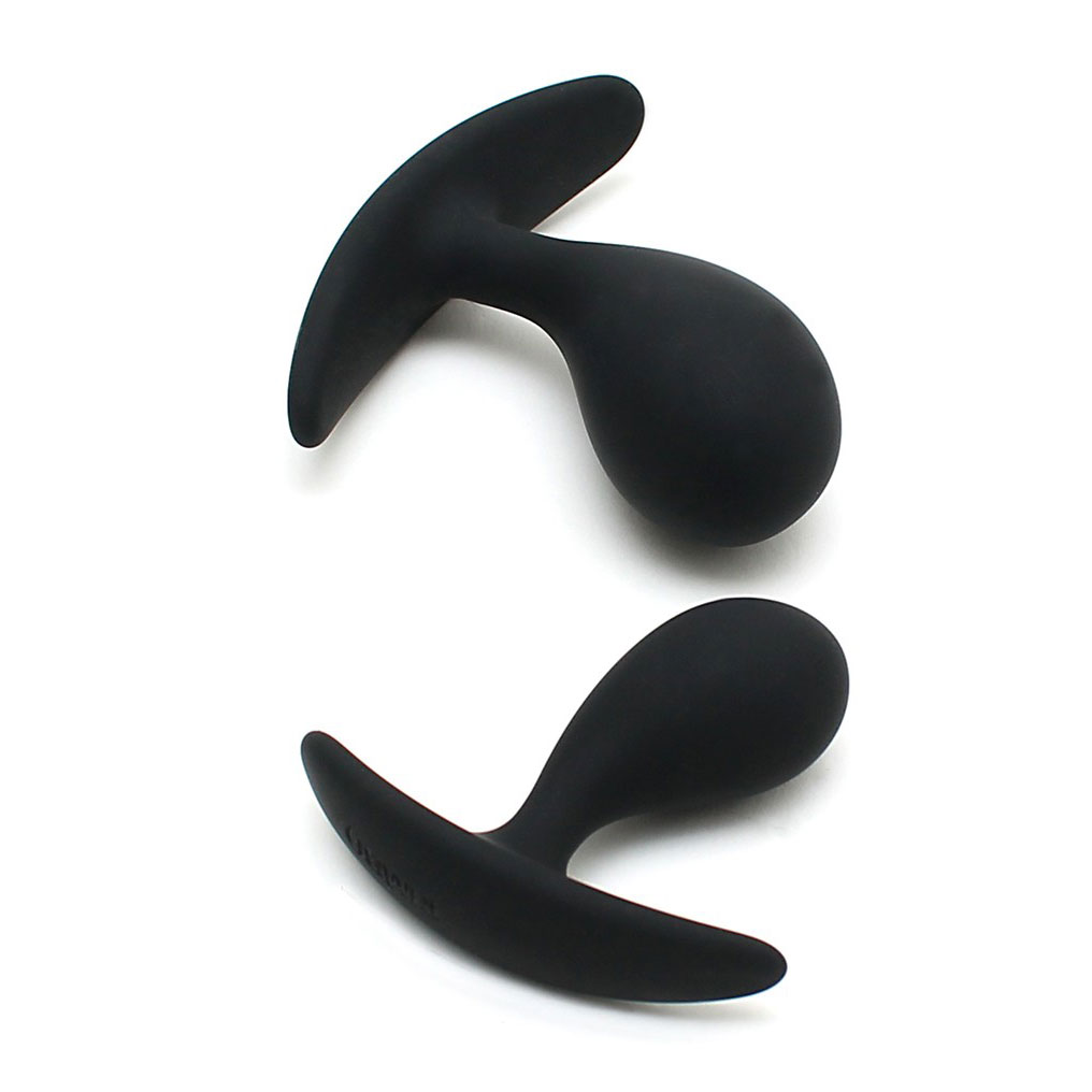 R2530x1.jpg Copenhagen Black Duo Anal Plug Set - Image 1