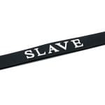 Black Silicone Slave Collar - Image 3
