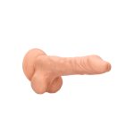 RealRock 8 Inch Dong With Testicles Flesh Pink - Image 2