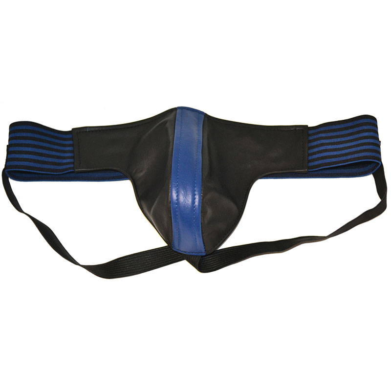 RJS1112BBx1.jpg Rouge Garments Jock Black And Blue - Image 1