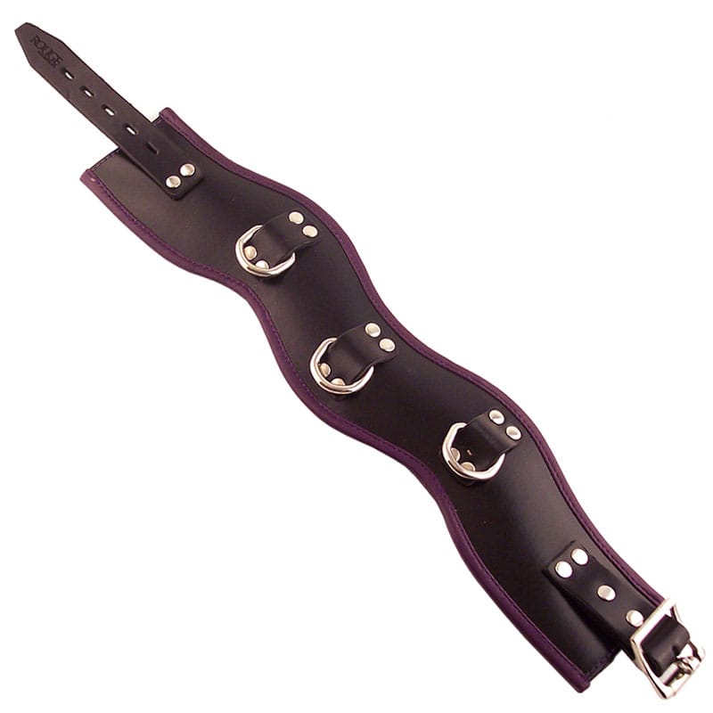 RPC1024BPUx1.jpg Rouge Garments Black And Purple Padded Posture Collar - Image 1