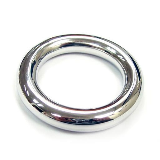 RRCR14x1.jpg Rouge Stainless Steel Round Cock Ring 40mm - Image 1