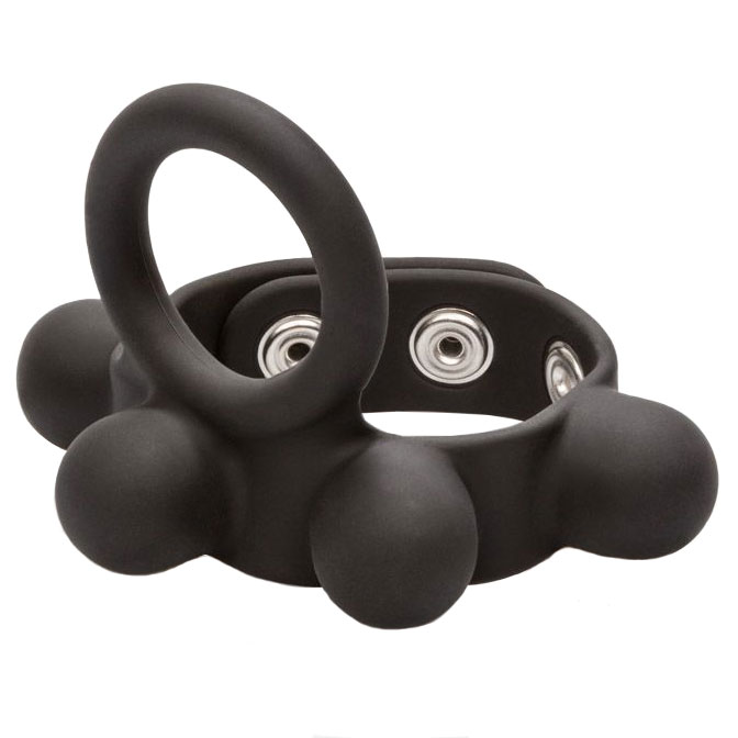 SE-1413-55-3x1.jpg Medium Weighted Penis Ring and Ball Stretcher - Image 1