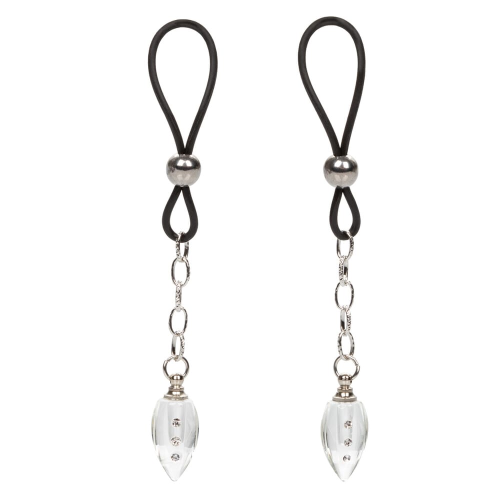 SE-2615-15-2x1.jpg Nipple Play NonPiercing Nipple Jewellery Crystal Teardrop - Image 1