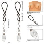 Nipple Play NonPiercing Nipple Jewellery Crystal Teardrop - Image 2