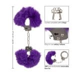 Ultra Fluffy Furry Cuffs Purple - Image 4