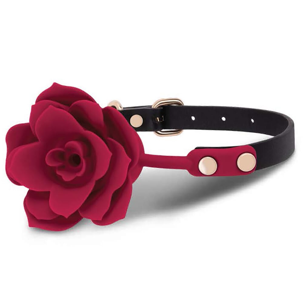 SK-1030x1.jpg Secret Kisses Rosegasm Bloom Silicone Gag - Image 1