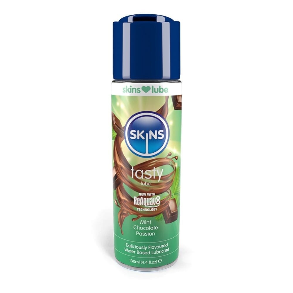 SKLUBMC4x1.jpg Skins Mint Chocolate Passion Waterbased Lubricant 130ml - Image 1