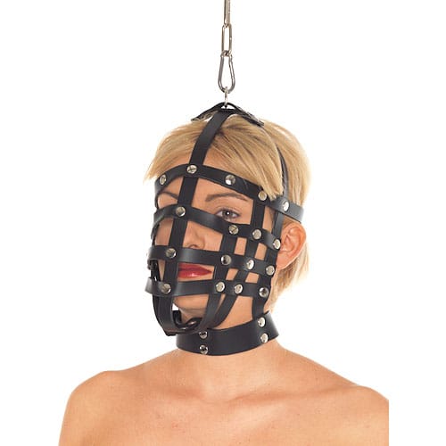 r601x1.jpg Leather Muzzle Mask - Image 1