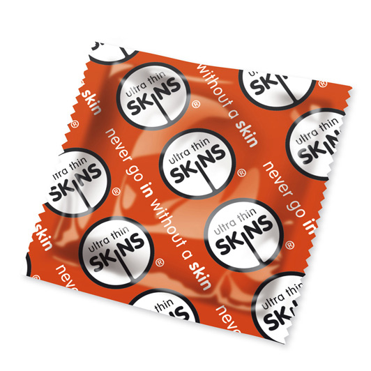 skutx1.jpg SkinsCondoms Ultra Thin x50 (Red) - Image 1